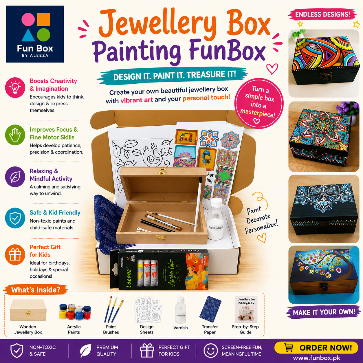 Jewelry Box Painting FunBox