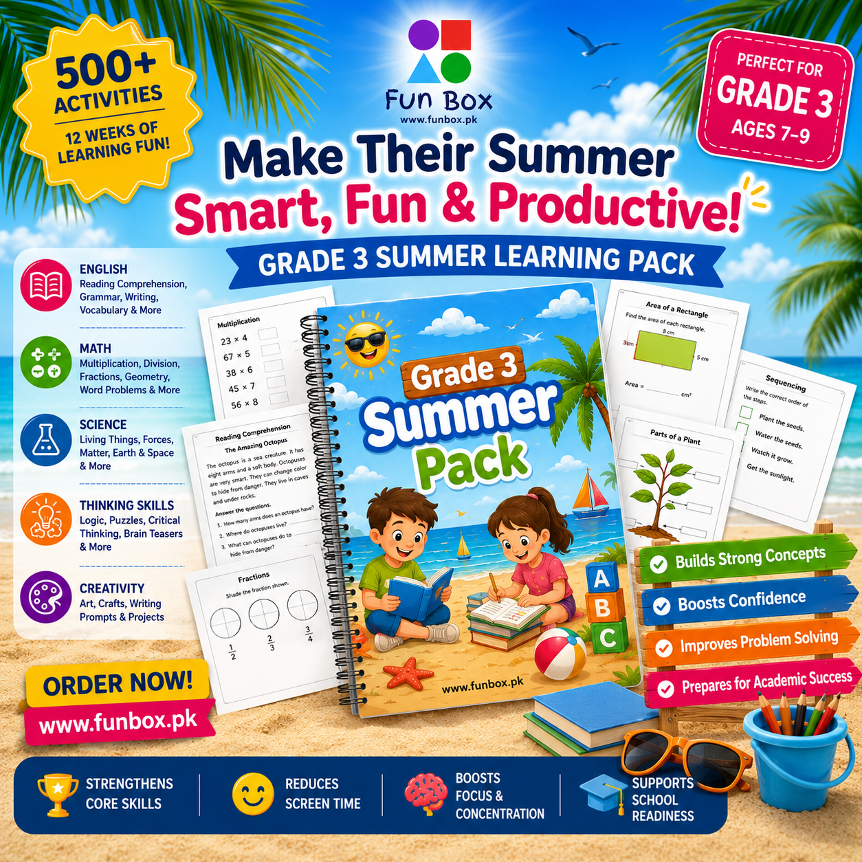 Grade 3 Summer Pack