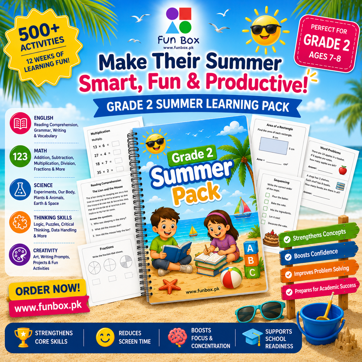 Grade 2 Summer Pack