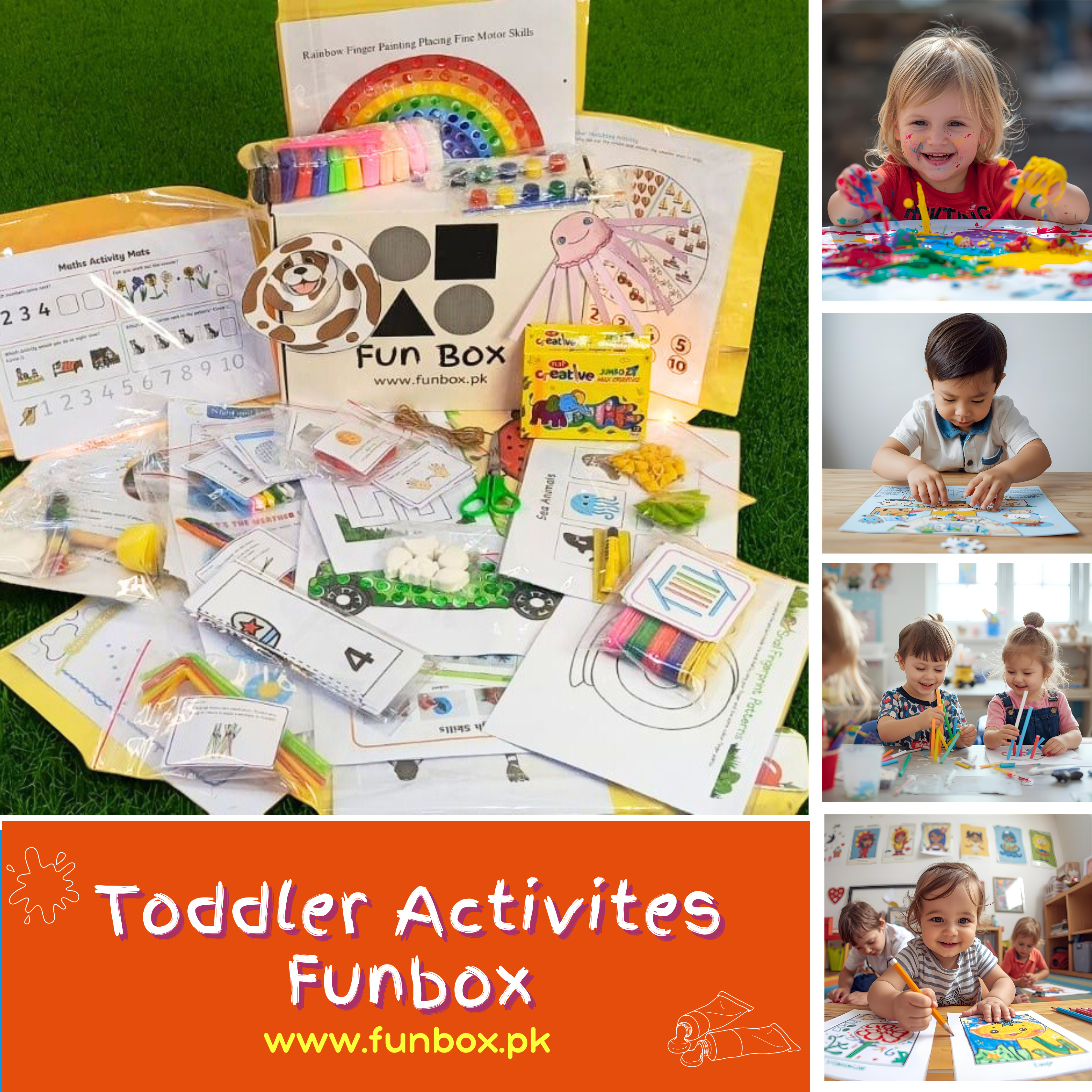 Toddler Activities FunBox (Age: 1-3 Yrs)