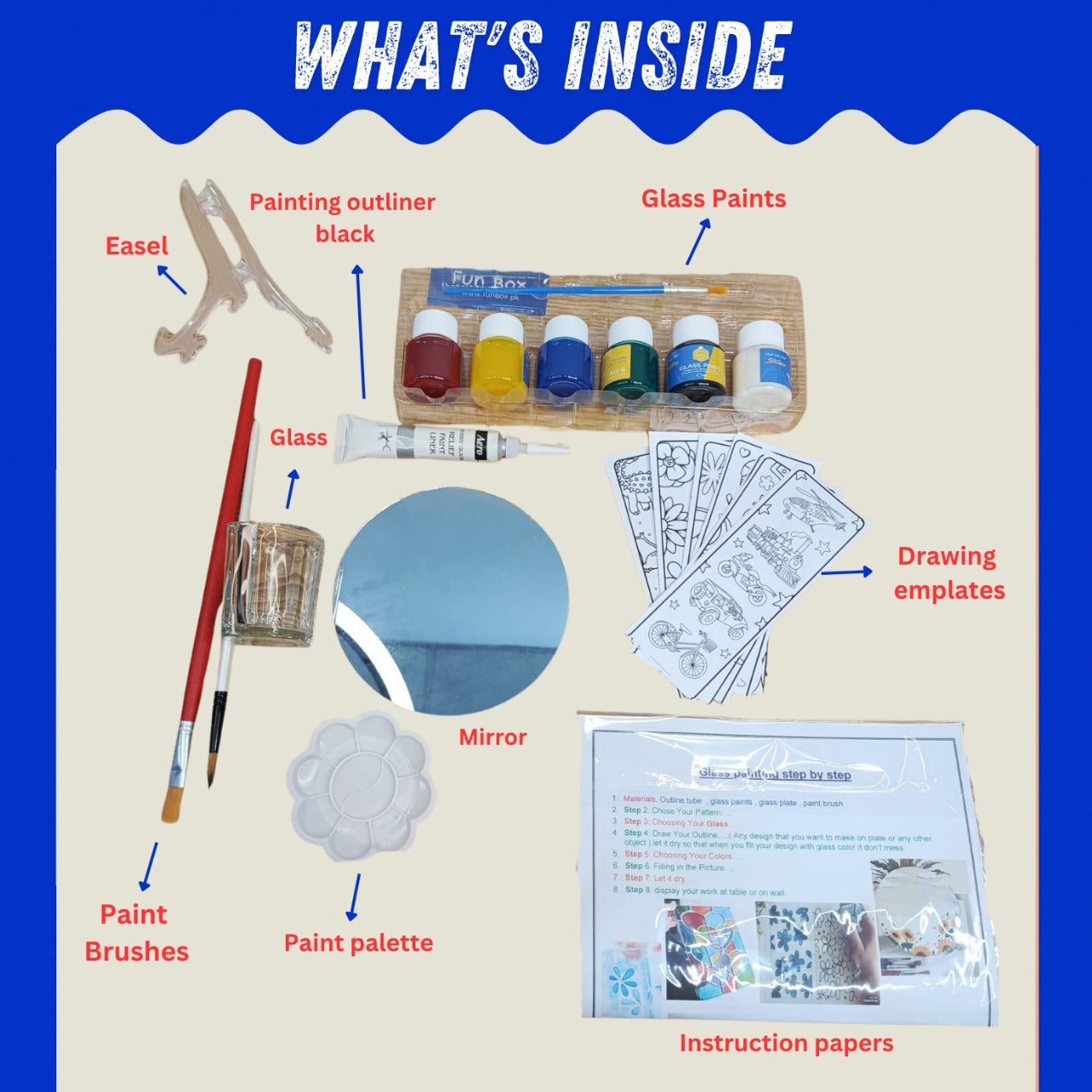 Glass Painting Box