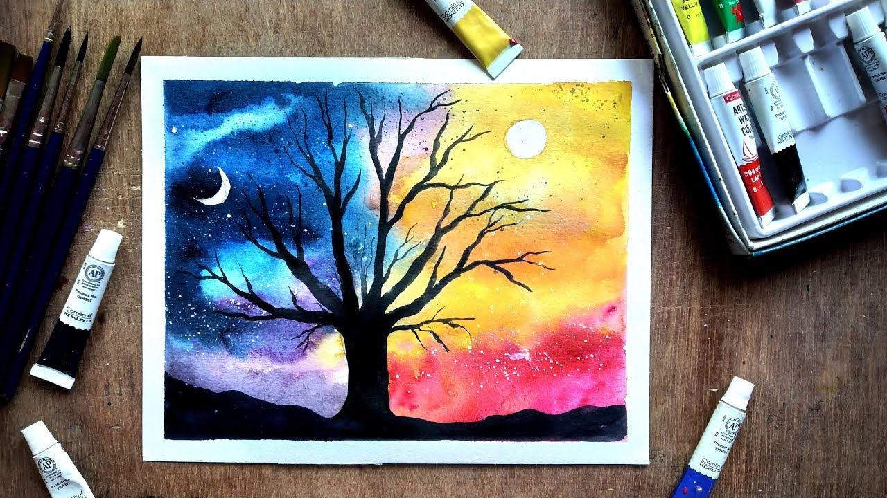 Water color painting Box