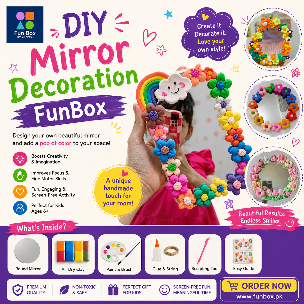 DIY Mirror Decoration FunBox