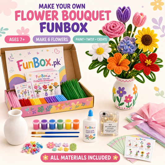 Pipe Cleaner Flower Bouquet FunBox