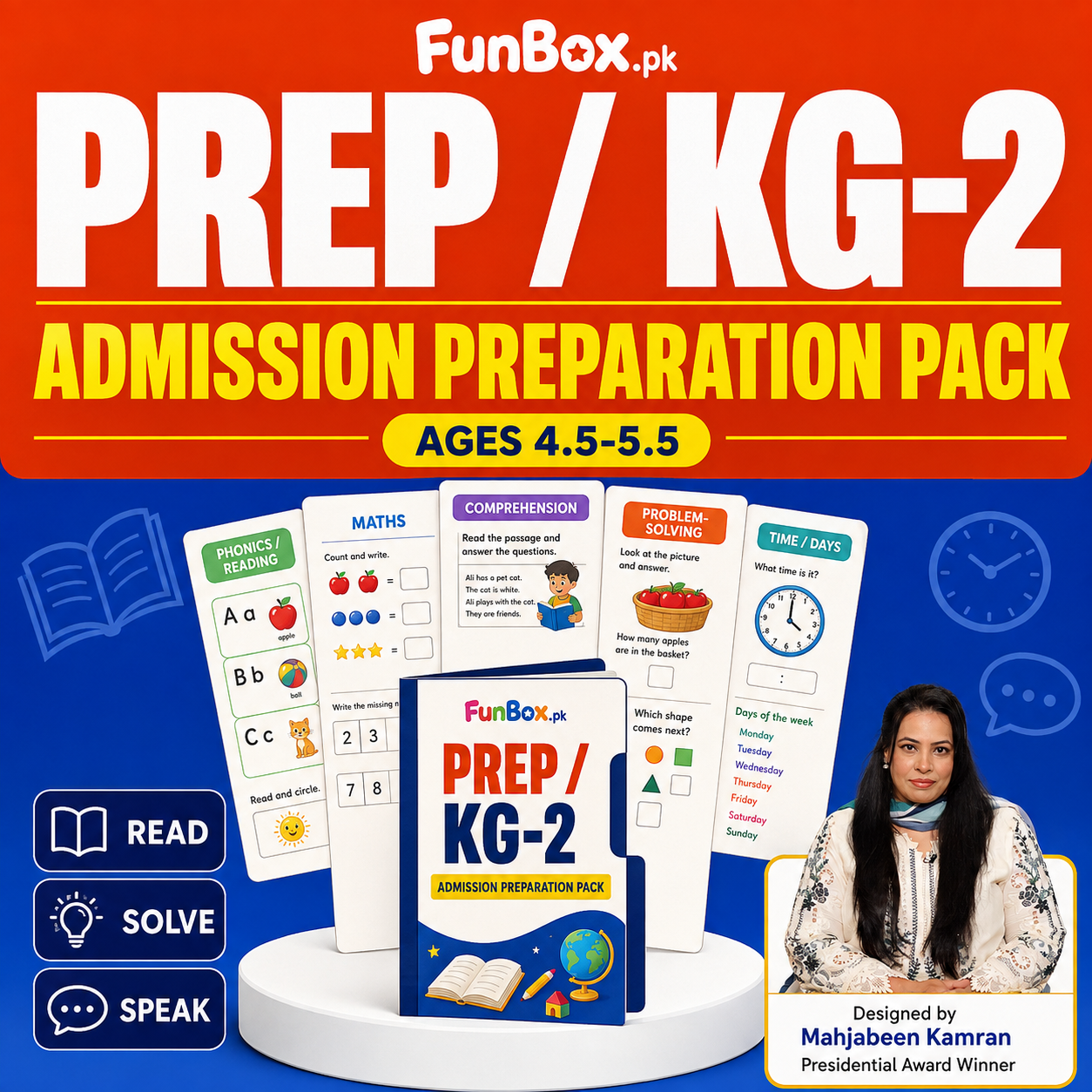 Prep/KG2 Admission Pack