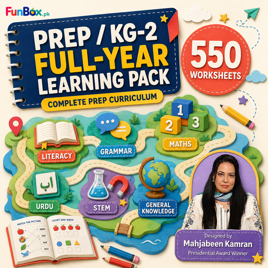 Prep/KG-2  Full-Year Learning Pack