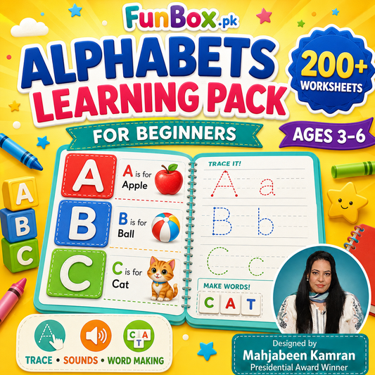 Alphabets Learning Pack (For Beginners)