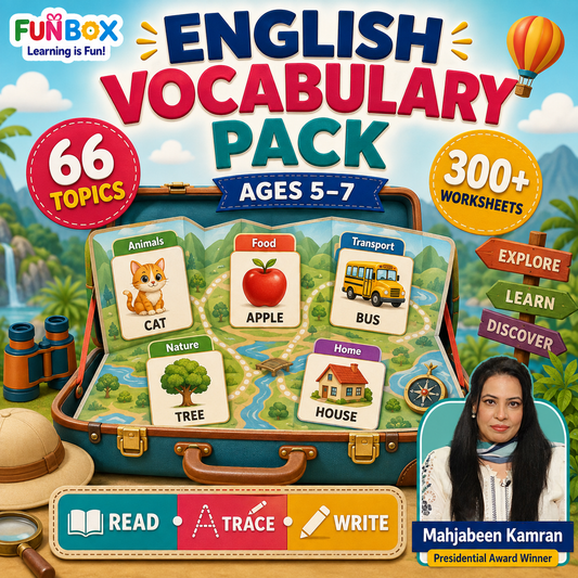 English Vocabulary Pack | AGES 5-7