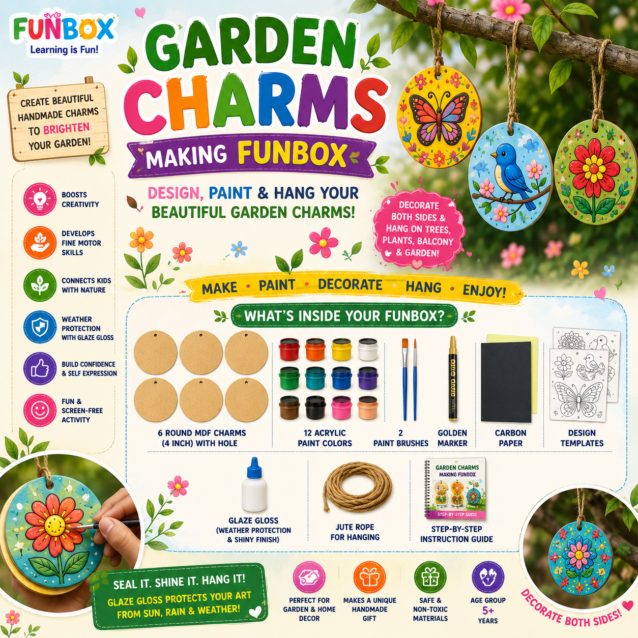 Garden Charms Making FunBox