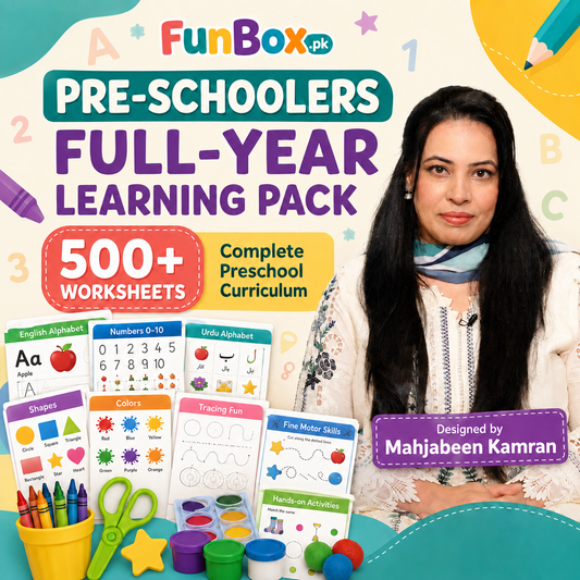 Pre-Schoolers Full-Year Learning Pack