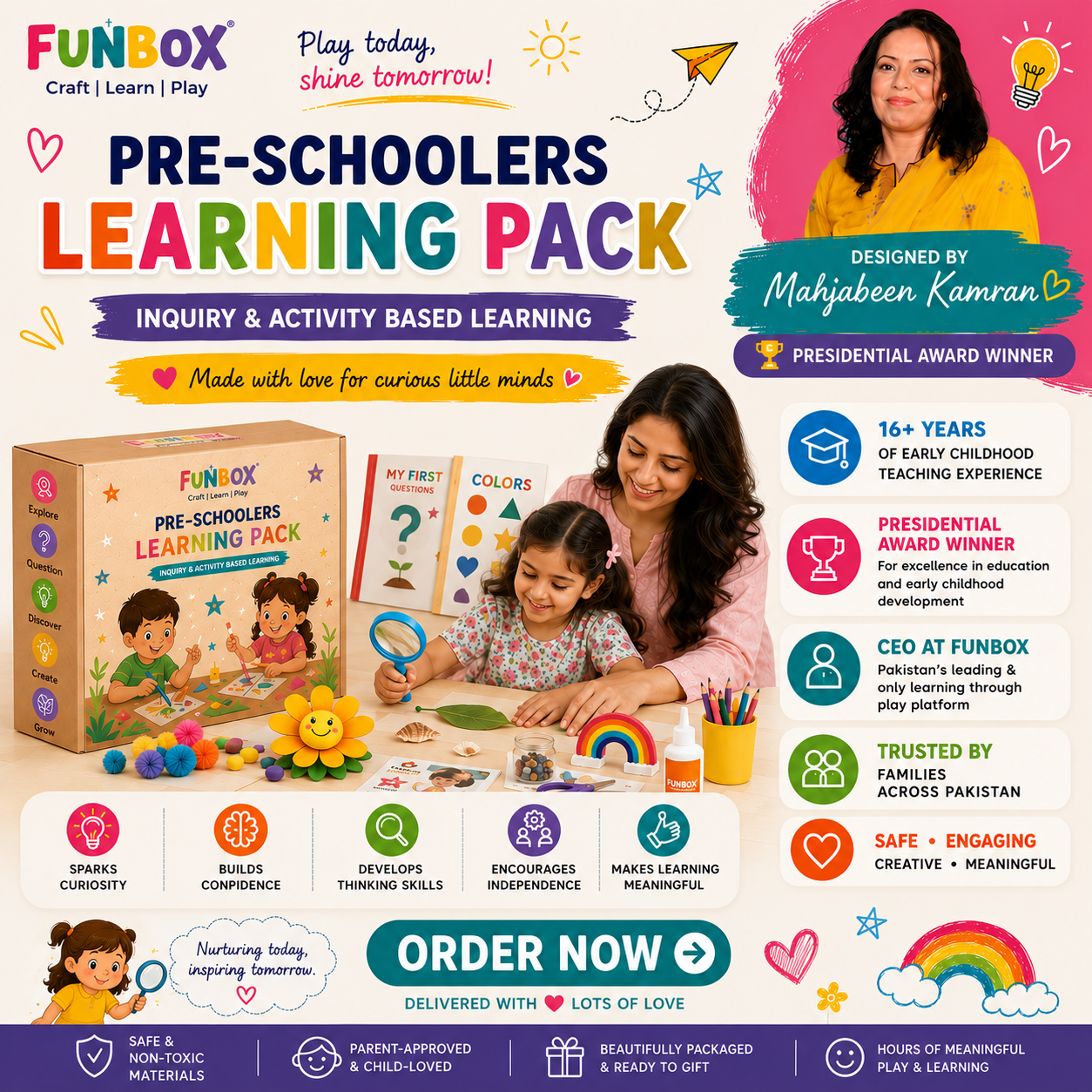 Pre-Schoolers Full-Year Learning Pack