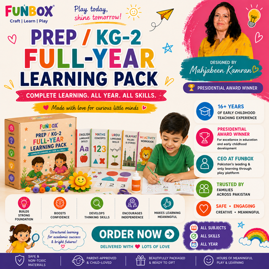 Prep/KG-2  Full-Year Learning Pack