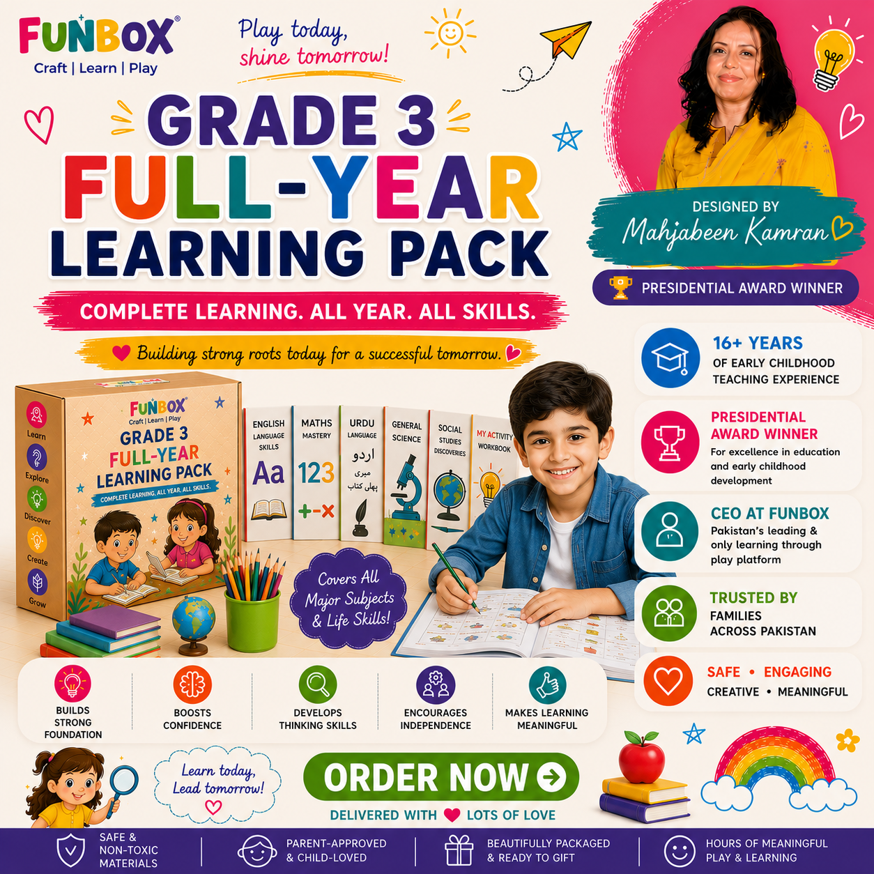 Grade-3 Full-Year Learning Pack