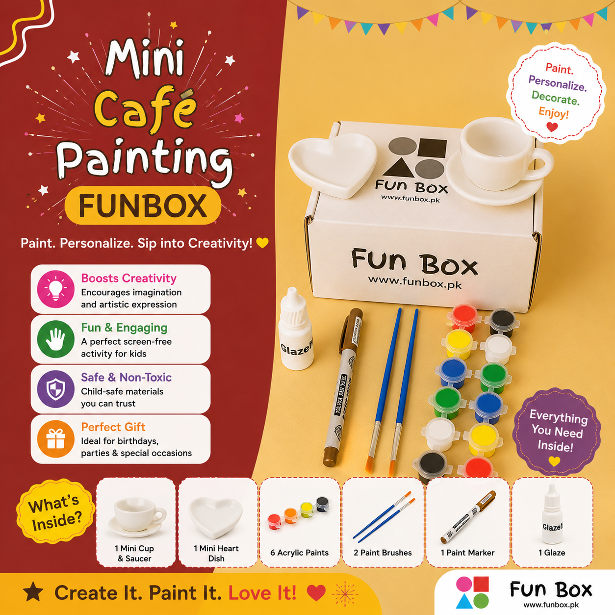 Mini Cafe Painting FunBox