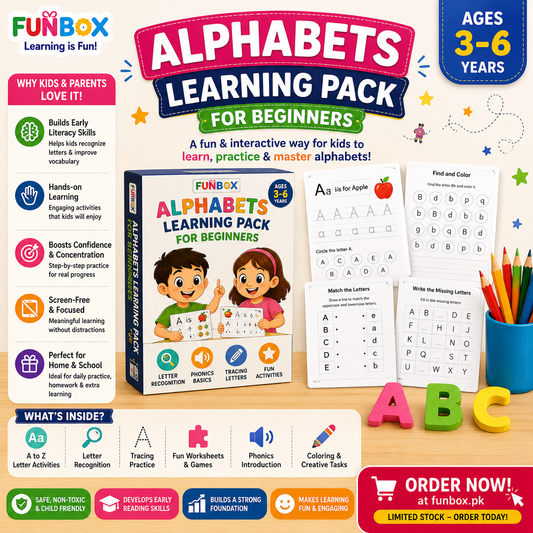 Alphabets Learning Pack (For Beginners)