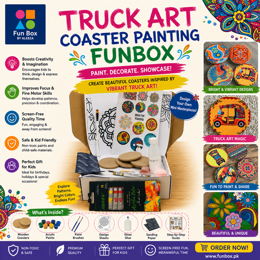 Truck Art Coaster Painting FunBox (6 pcs.)
