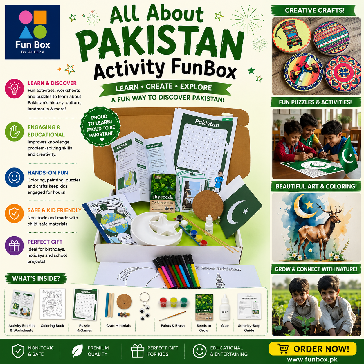 All about Pakistan Activity Funbox