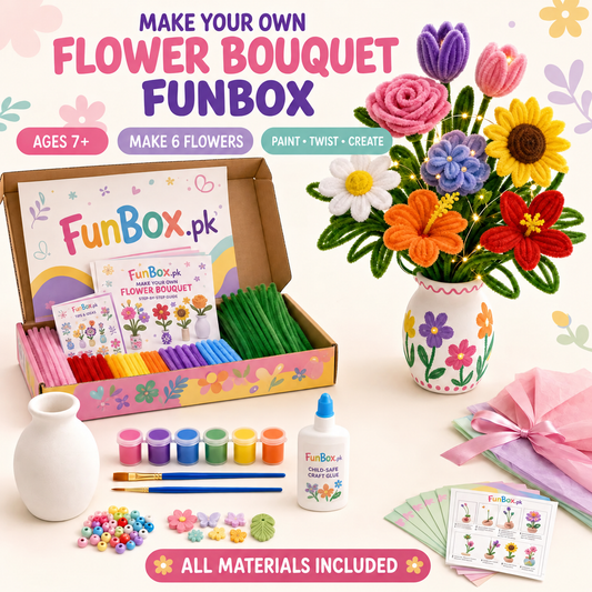 Pipe Cleaner Flower Bouquet FunBox
