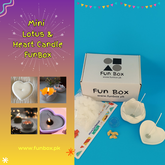 Mini Lotus & Heart Candle FunBox