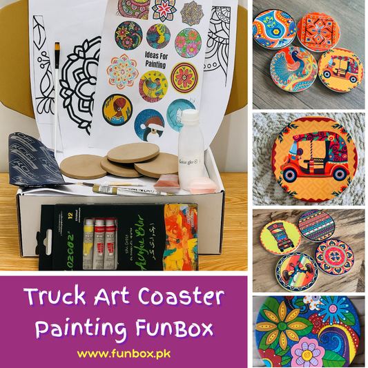 Truck Art Coaster Painting FunBox (6 pcs.)