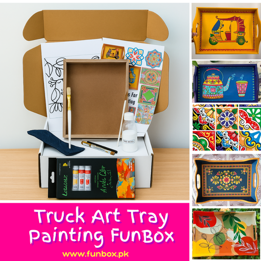 Truck Art Tray Painting FunBox
