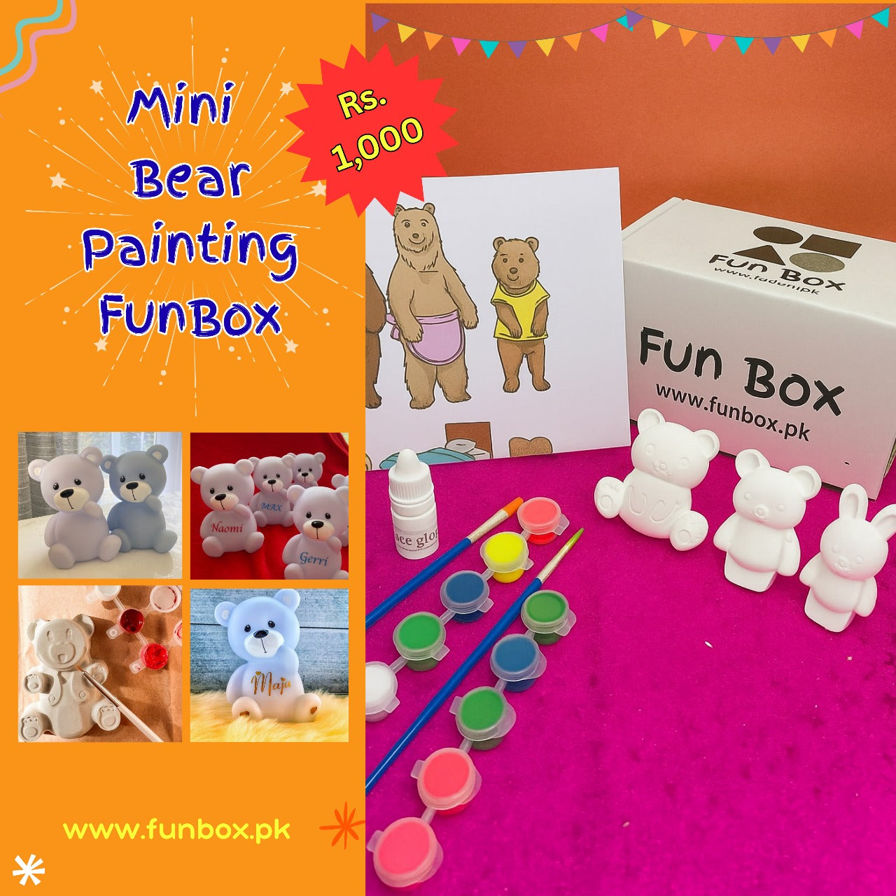 Mini Bear Painting FunBox