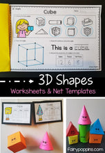 Load image into Gallery viewer, 3-D Shapes Craft Funbox
