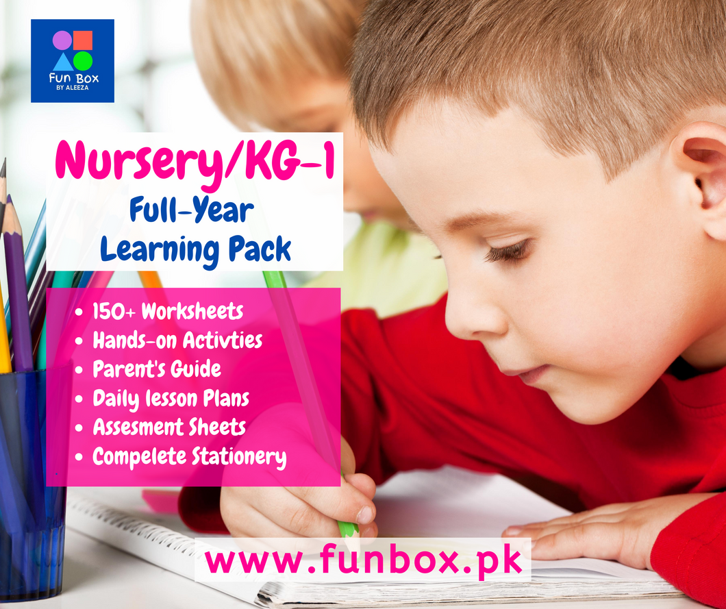 Nursery/KG-1 Full Year Learning Pack