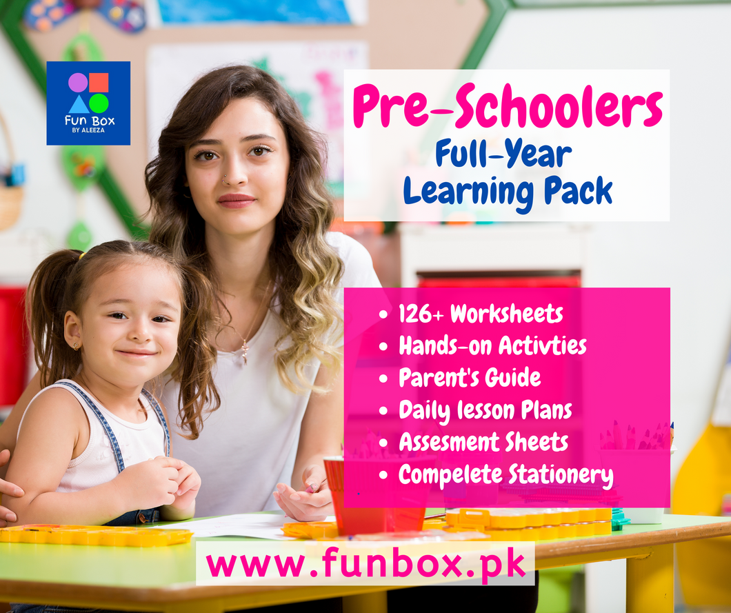 Pre-Schoolers Full-Year Learning Pack