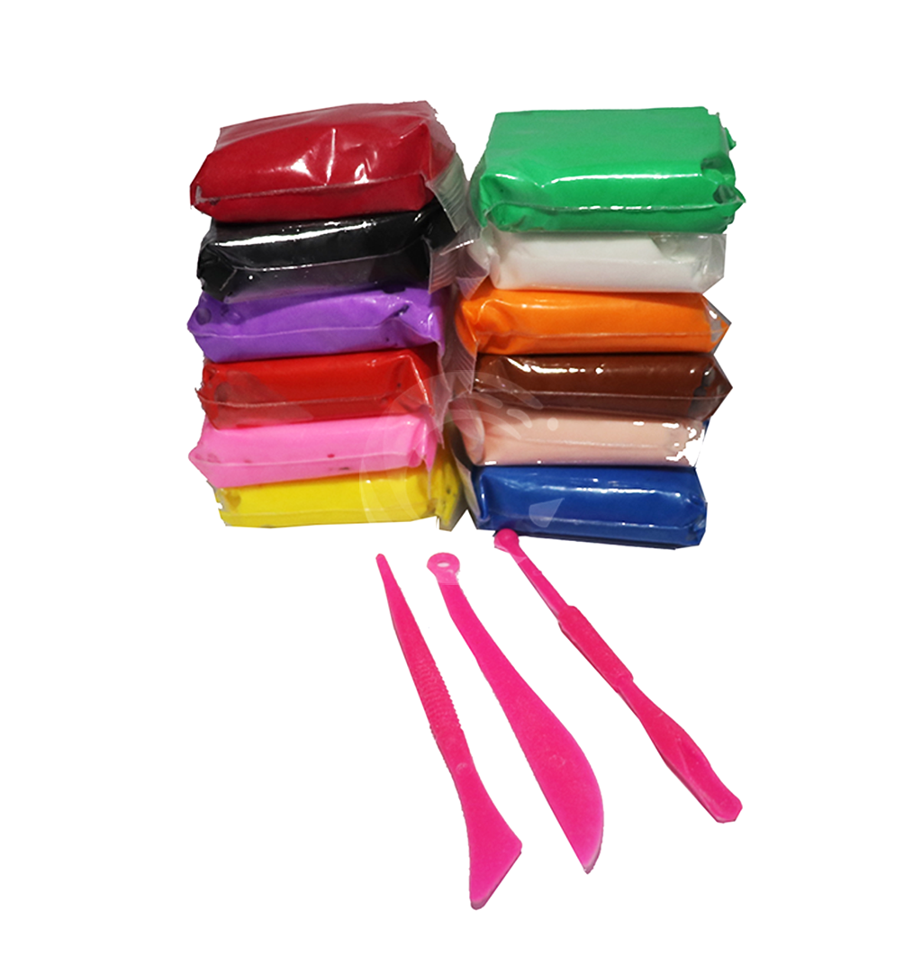 Air Dry Foam Clay 12 Color Pack