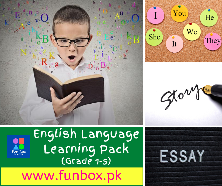 English Learning Boxes English Language Learning Pack (Grade 1-5) – FunBox