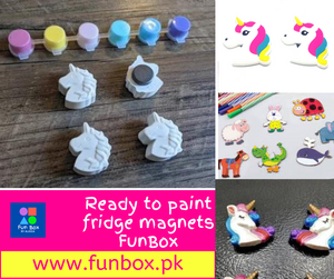 Fridge Magnets FunBox (Ready to Paint)