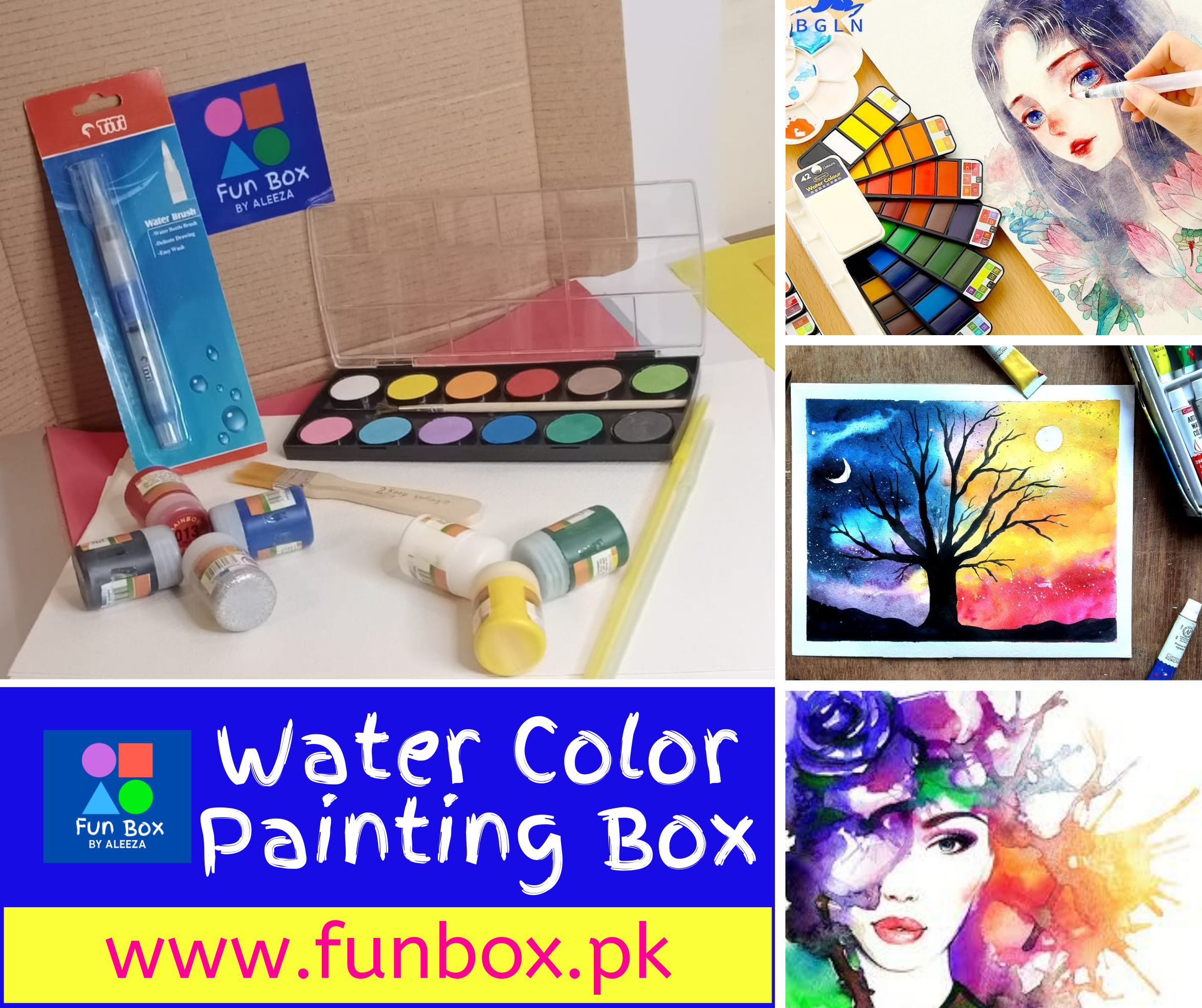 Water color painting Box – FunBox