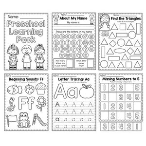 Pre-Schoolers Full-Year Learning Pack